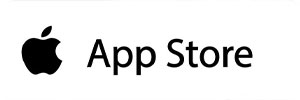 A black and white image of the app store logo.